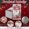 100Pcs Disposable Christmas Truck Guest Paper Napkins for Decorative Christmas Party Supplies view 3