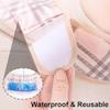 GEDRACKPMYN Adult Bibs (3 pcs), Adjustable Reusable Bibs for Adult Eating, Waterproof Bibs for Adults Eating Clothing Protectors with Crumb Catcher,Grey view 3