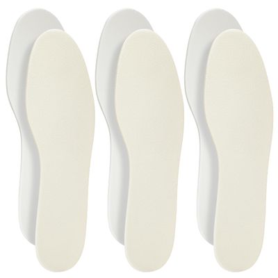 Comfwalk Shoe Filler Insert - Full Length Daily Latex Foam Shoe Inserts, Shoe Insoles for Shoes That are Too Big, 3 Pairs (EU 36, US Women 6)