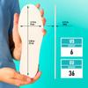 Comfwalk Shoe Filler Insert - Full Length Daily Latex Foam Shoe Inserts, Shoe Insoles for Shoes That are Too Big, 3 Pairs (EU 36, US Women 6) view 2