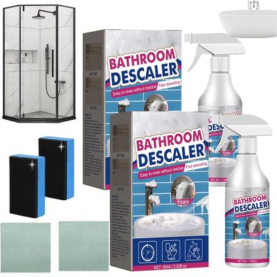 Jonissi Bathroom Cleaner, Bathroom Descaler Foam Cleaner, Stubborn Stains Cleaner, Bathroom Descaler Cleaner,bathroom Foam Cleaner Spray (2)