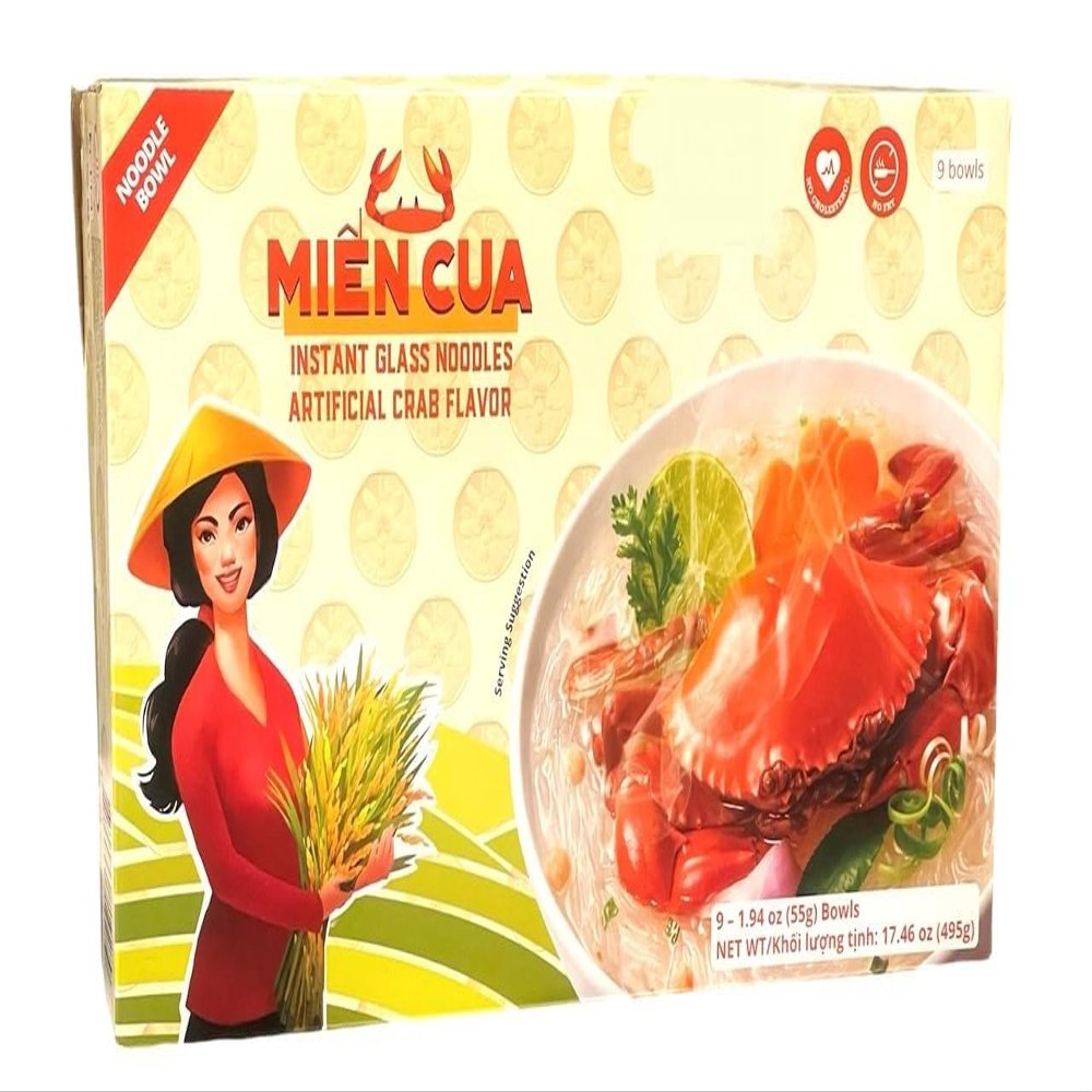 Asia Style Instant Noodles (CASE SET, INSTANT CLEAR NOODLES CRAB FLAVOR)