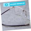 FOMIYES 10pcs Glasses Nose Pad Replacement Explosion Gasket for Eyewear Repair Gaskets Lens Installation Tools view 3