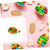 FOMIYES 100pcs Cellophane Wraps Transparent Craft Supplies for Candy Wrapping and Packaging and Multi-use for Floral Arrangements and Treats view 3