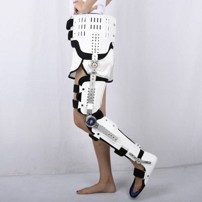 Abduction Orthosis with Folding Hip Joint Lower Extremity Support Orthosis Hip Knee Ankle Foot Orthosis Leg Fracture Lower Limb Paralysis for Legs Fracture, Knee Ankle Foot Orthosis Brace
