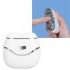 Automatic Electric Nail Clipper, Safety Fingernail Trimmer with Low Noise Multifunction Nail Scraps Storage Portable for Baby Caregivers Elderly Adults Children White view 2