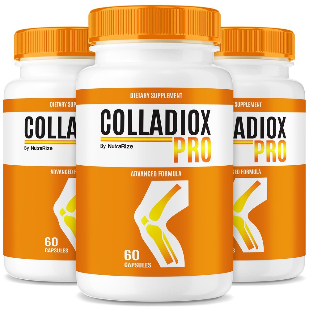 (3 Pack) Colladiox Pro Capsules - Official Formula For Healthy Bones & Joints, All Natural Supplement To Support Flexibility and Mobility, Premium Pills, Official ColladioxPro Reviews (180 Capsules)