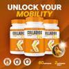 (3 Pack) Colladiox Pro Capsules - Official Formula For Healthy Bones & Joints, All Natural Supplement To Support Flexibility and Mobility, Premium Pills, Official ColladioxPro Reviews (180 Capsules) view 3