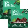 IQBAR Clean Plant Protein Bars - Chocolate Mint Chip - 24 Count - Keto, Vegan, High Fiber, Gluten and Dairy Free, Low Sugar Snack - Brain and Body Nutrients for Focus, Energy, Meal Replacement view 1