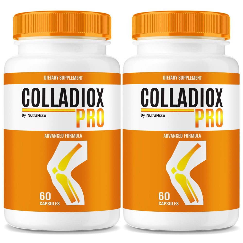 (2 Pack) Colladiox Pro Capsules - Official Formula For Healthy Bones & Joints, All Natural Supplement To Support Flexibility and Mobility, Premium Pills, Official ColladioxPro Reviews (120 Capsules)