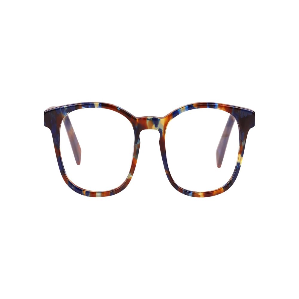eyebobs - On Board | Premium Reading Glasses for Men and Women | Rectangle Frame for Average Faces, Navy and Mahogany Tortoise, 2.75