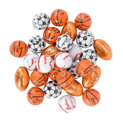 Foiled Milk Chocolate Balls, 2.2 lb. Bulk Bag, Individually Wrapped
