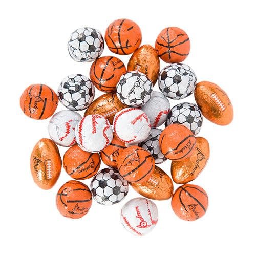 Foiled Milk Chocolate Balls, 2.2 lb. Bulk Bag, Individually Wrapped