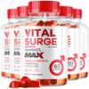 (5 Pack) Vital Surge MAX, VitalSurge Gummies MAX for Men Support, 1050 MG Advanced Max Strength Formula, Male Performance, Vital SurgeMAX Mens view 1