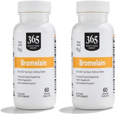 Whole Foods Market, Bromelain, 60 ct (Pack of 2)
