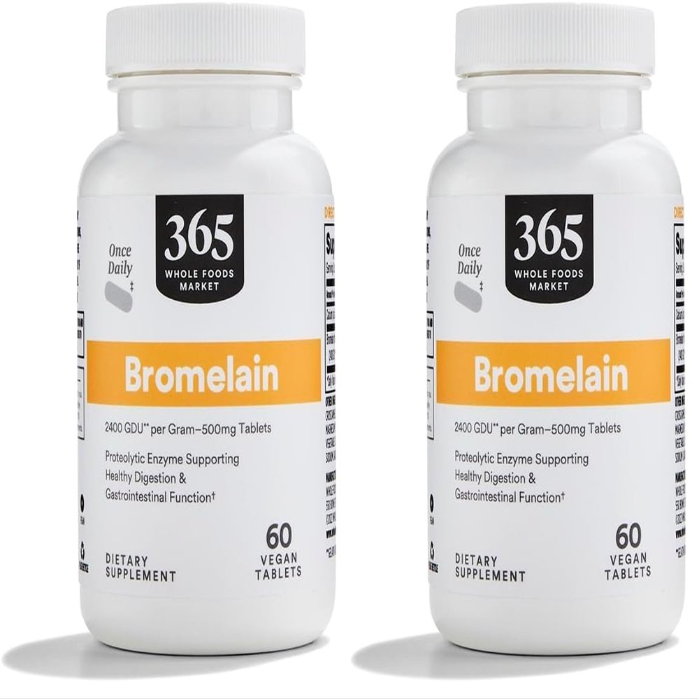 Whole Foods Market, Bromelain, 60 ct (Pack of 2)
