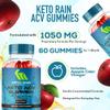 (2 Pack) Keto Rain Gummies - Keto Rain Advanced ACV Gummys, Keto Rain ACV Gummy 1050MG - All Natural Keto Rain Apple Cider Vinegar, KetoRain ACV Gummys, 120 Gummies for 2 Months view 3