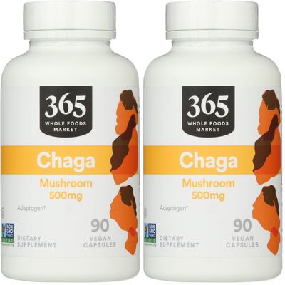 365 by Whole Foods Market, Chaga, 90 Count (Pack of 2)