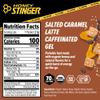 Honey Stinger Organic Salted Caramel Energy Gel, Caffeinated & Gluten Free, for Exercise, Running and Performance, Sports Nutrition for Home & Gym, Pre and Mid Workout, 12 Pack, 13.2 Ounce view 2