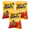 Sweet Roasted Almond Candy Bundle. Includes Three 4.2 Oz each pack of Bit Oh Honey Snacks. Made with Real Honey Comb and Quality Roasted Almond. For Office, Picnics, and More! Comes with a GFMH Box! view 1