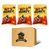 Sweet Roasted Almond Candy Bundle. Includes Three 4.2 Oz each pack of Bit Oh Honey Snacks. Made with Real Honey Comb and Quality Roasted Almond. For Office, Picnics, and More! Comes with a GFMH Box! view 4