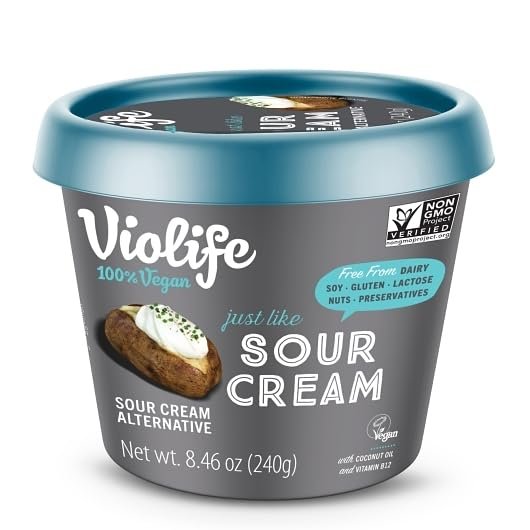 Violife Sour Cream Alternative, Gluten Free, Non GMO, Dairy Free, Vegan, 8.46 Ounces (Pack of 8)