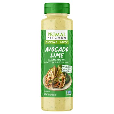 Primal Kitchen Dipping Sauce, Avocado Lime, Keto & Paleo Friendly, Gluten Free & Non-GMO, 10 Ounce (Pack of 6)