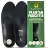 HANDARTE Leather Plantar Fasciitis Insoles | High Arch Support Inserts for Women | Overpronation Insoles for Flat Feet & Metatarsalgia Relief | Anti Odor - Durable - Anti Slip (US W6.5/7 | EU37) view 1