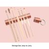 CEUMEA Ear Wax Removal Kit Earwax Removal Kit Ear Wax Cleaner Tool Set Ear Cleaning Kit Portable Stainless Steel with Keychain Box 7 Pcs Ear Pick view 4