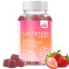 Mood Mingle Lactation and Postpartum Support Gummies - with Blessed Thistle, Fennel Seed, Milk Thistle, Moringa, Sunflower Lecithin, Vitamin D3 & B12 - Increase Milk Supply Milk Production view 1