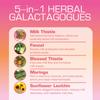 Mood Mingle Lactation and Postpartum Support Gummies - with Blessed Thistle, Fennel Seed, Milk Thistle, Moringa, Sunflower Lecithin, Vitamin D3 & B12 - Increase Milk Supply Milk Production view 2
