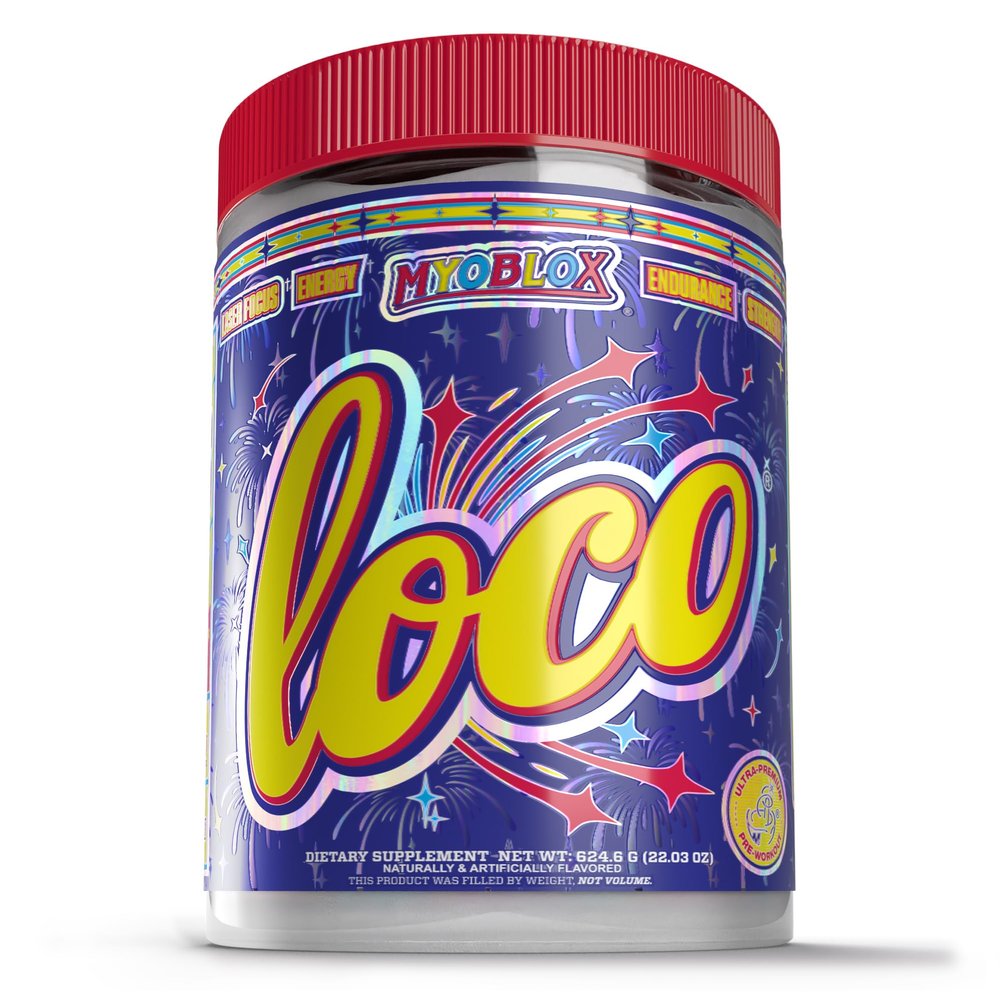 MyoBlox Loco | Pre Workout (40 Servings, Sucka Free Tea)