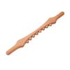 Hoement Professional Massage Stick Wooden Muscle Roller Teeth for Back Belly Massage view 1