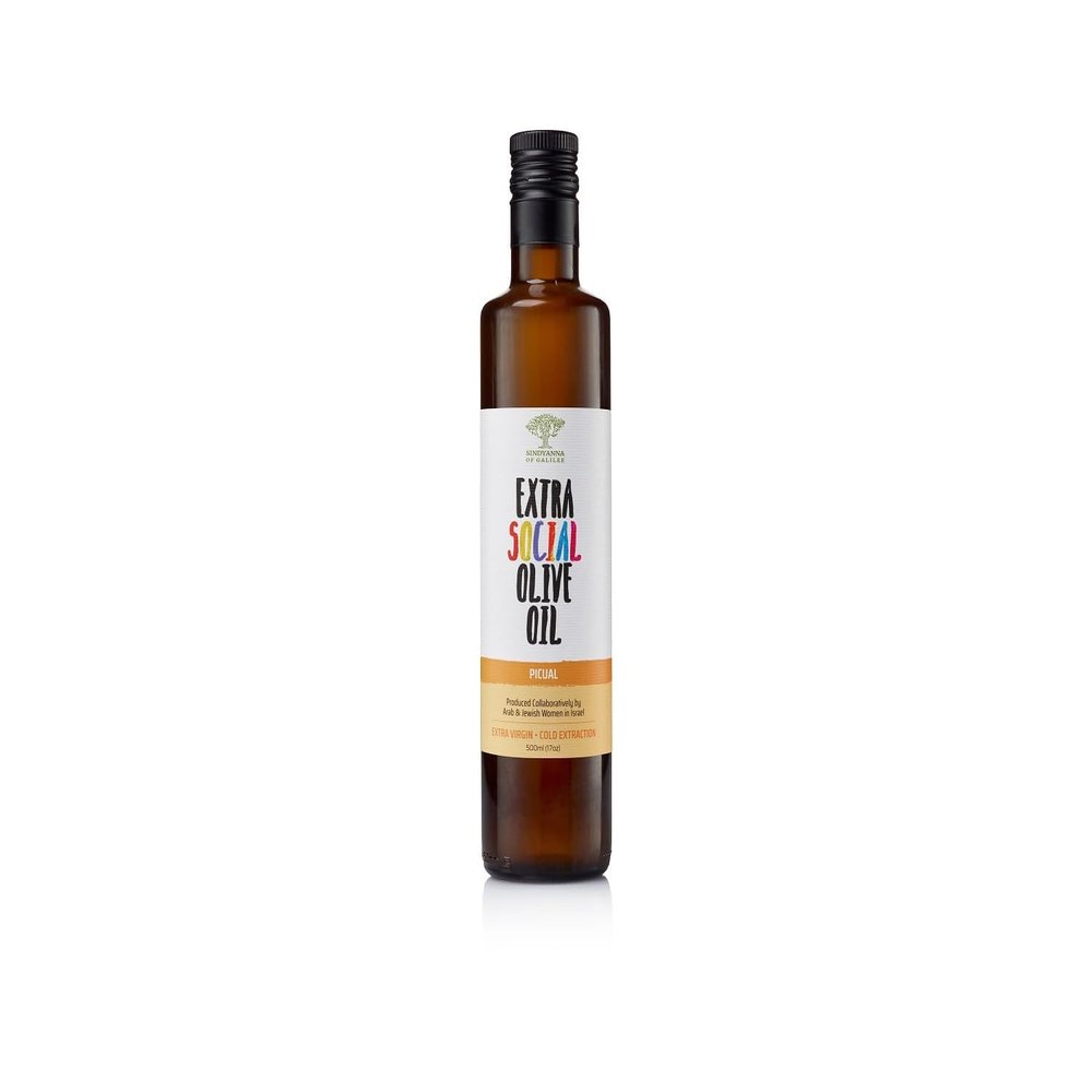 SINDYANNA OF GALILEE Virgin Olive Oil, Small Batches from Local Olives, Made in Israel 250ml (PICUAL OIL)