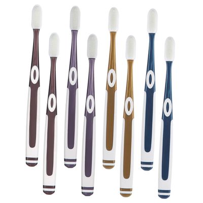 Baluue 8pcs Soft Nano Toothbrush Heads for Adults Compact Wear-Resistant Manual Toothbrushes for Household Use for Travel and