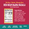 Brooklyn Delhi Red Bean Rajma Masala Pouches - Ready to Eat, Protein-Rich, Microwavable Entree, Ready in 90 Seconds - Vegan, Gluten Free, Non-GMO - 10oz, Pack of 6 view 2