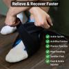 Ankle Hot/Cold Wrap - Gel Ice Pack for Pain Relief, Achilles Tendonitis, Top of Foot and Heel, Sprained Ankle view 2