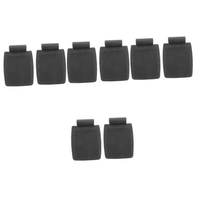 FOMIYES 8pcs Elevating Wheelchair Footplate Replacement Leg Rest Material Easy to Fit Wheelchairs