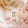 Doubled Sided Baby Birth Announcement Sign, Personalized Baby Name Sign for hospital, Newborn Photo Prop, Hospital Announcement Sign, Christmas Gifts view 2