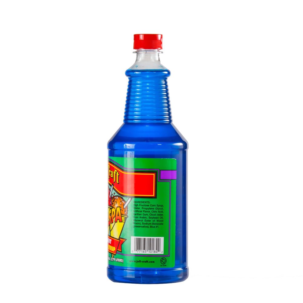 1-Pack Shaved Ice Syrup - Coconut Flavor, Coffee, Slushie, Soda, and Drink Mixes 32oz Bottles 15680-32OZ-Coconut-1PK-2D