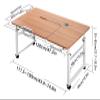 TYCQFCL Overbed Table with Wheels Adjustable Height Table,Hospital Bed Table,Chair Cart,Laptop Desk for Bed,Recliner Table,Perfect for Hospital Families view 2