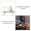 TYCQFCL Overbed Table with Wheels Adjustable Height Table,Hospital Bed Table,Chair Cart,Laptop Desk for Bed,Recliner Table,Perfect for Hospital Families view 4