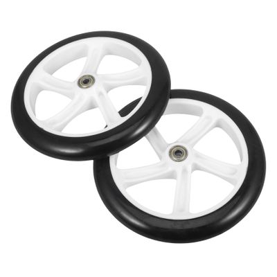 Gatuida 2pcs Electric Wheelchair Replacement Wheels Multi-functional Noiseless Caster Wheels for Shopping Carts Office Chairs and More