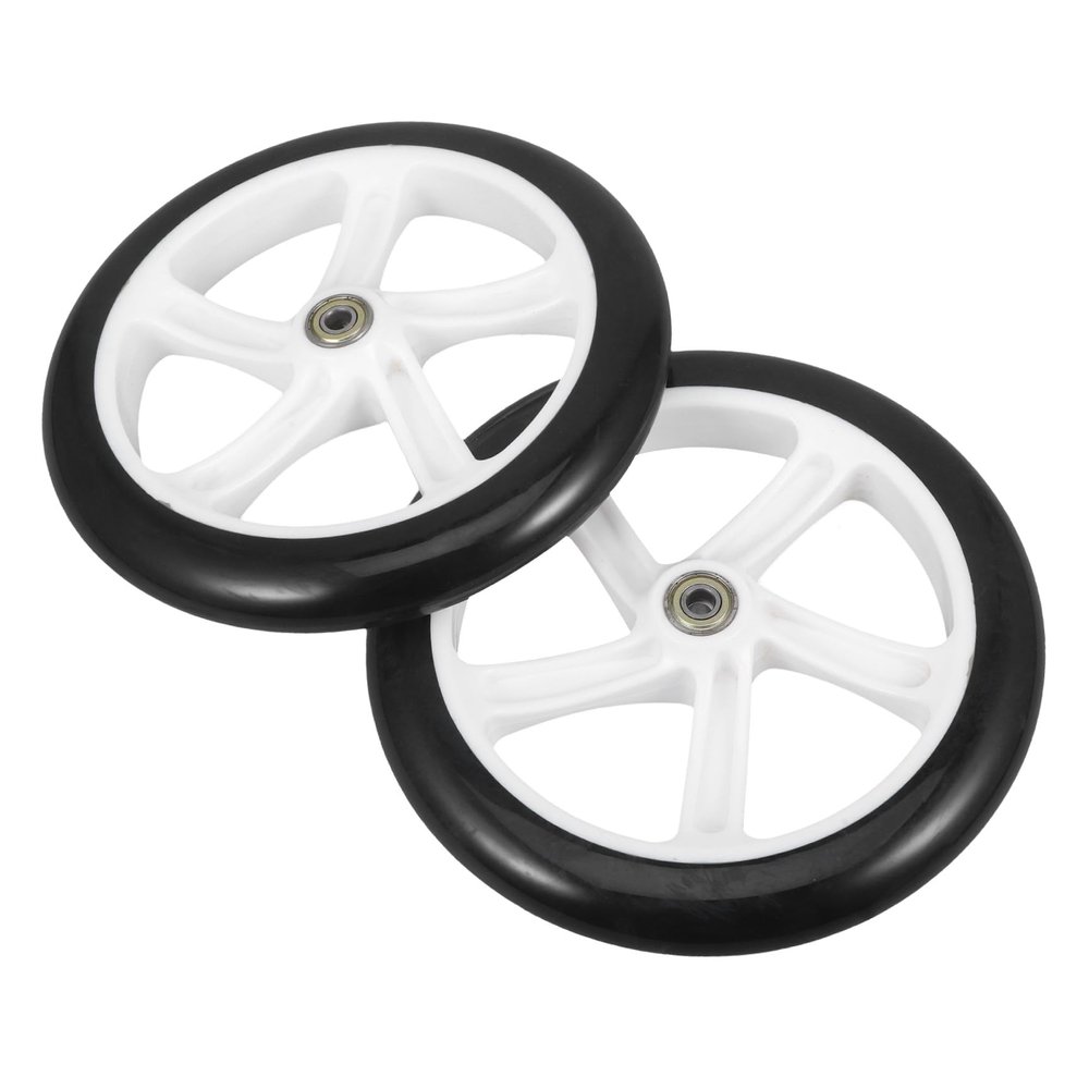 Gatuida 2pcs Electric Wheelchair Replacement Wheels Multi-functional Noiseless Caster Wheels for Shopping Carts Office Chairs and More