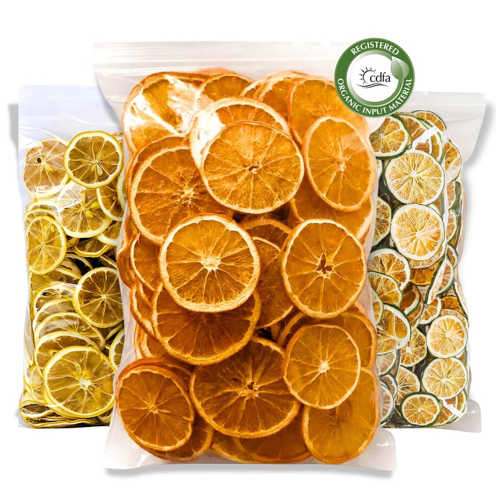 3 POUND-PACK | Cocktail Garnish (Variety Box) for Bars and Restaurants | Dehydrated ORANGE, LEMON & LIME Citrus Slices 3x1lbs | Speakeasy Premium Craft Cocktail & Beverage Garnish - ORANGE, LEMON & LIME Cocktail Garnish 3lbs-Pack for Tea, Beverages, 