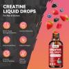 Hovika Creatine HCL Liquid Drops for Men & Women, Creatine Hydrochloride with L-Carnitine, L-Glutamine, BCAA, Vitamin B12 & B6 for Muscle Growth & Recovery-Vegan, Mixed Berry Flavor Flavor, 4 Fl Oz view 3