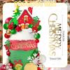 10Pcs Christmas Cake Toppers - Acrylic Mirror Merry Christmas Cake Engraved Toppers for Xmas Party Dessert DIY Decor (Gold Silver) view 2