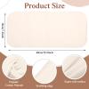 Tingjoo 20 Pcs Organic Cotton Flannel for Castor Oil Pack Wrap Unbleached Reusable Castor Oil Wrap Soothing Heat Compress Soft and Highly Absorbent for Abdomen Liver Joints and Other Areas (White) view 2