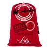 TEEAMORE Custom Christmas Santa Bag Personalized Jumbo Gift Sack Add Your Name Package Storage Christmas Party Supplies Favors 19.5x27.5 Inches Style-2 view 1