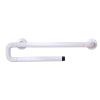 Toilet Handrails,Safety Rails for Seniors,Inner Tube Stainless Steel Toilet Grab Bar,Luminous Design Prevents The Elderly from Falling(White) view 1